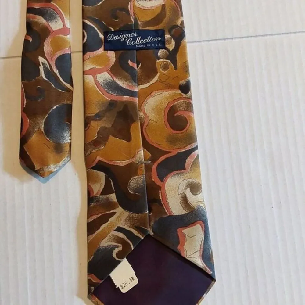 Designer Collection Men's Silk Multicolored‎ Necktie